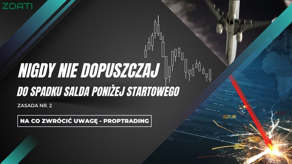 Proptrading - 2. Nigdy nie pozwalaj aby twoje saldo rachunku spadło poniżej wyjściowego