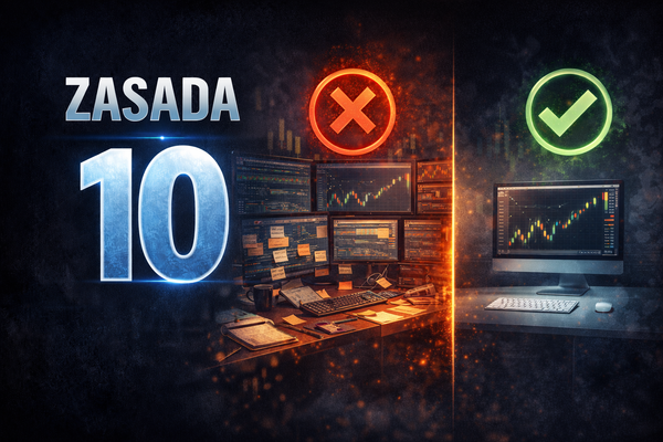 Lepiej być minimalistą. Dlaczego mniej znaczy więcej w prop tradingu